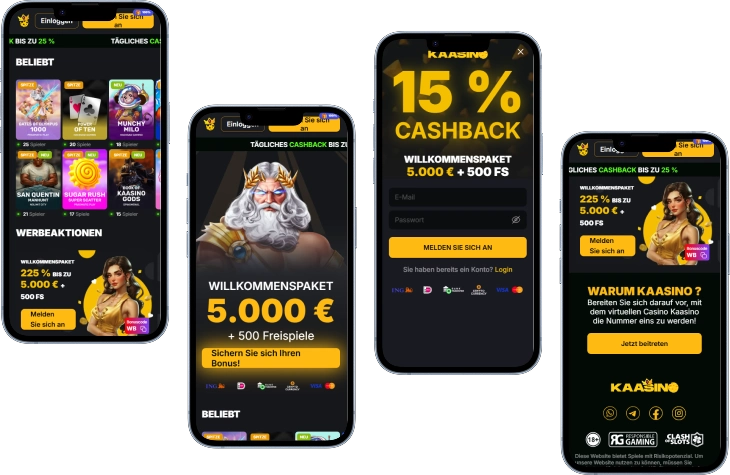 Kaasino Sportwetten und Casino mit Krypto-Zahlungen