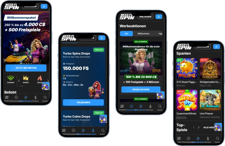 NeedForSpin Sportwetten und Casino mit Bonusangebot