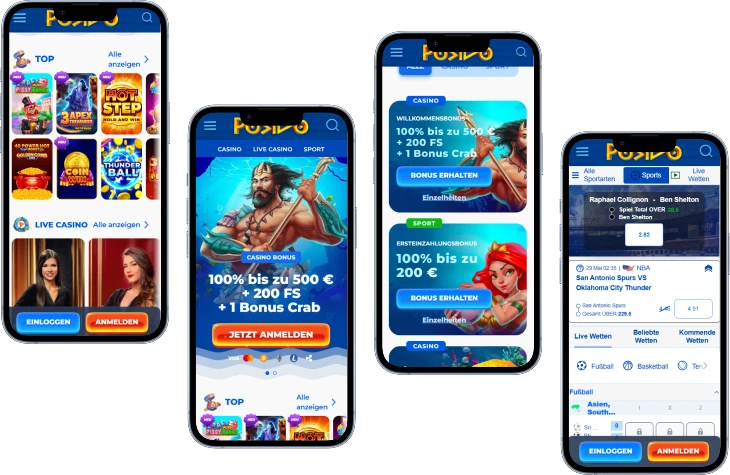 Posido Sportwetten und Casino mit Live-Events